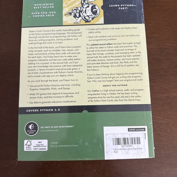 Python Crash Course 2nd Edition By Eric Matthes - Picture 6 of 6